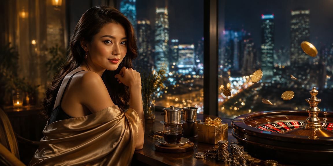 Người dùng Hà Nội chơi Roulette trực tuyến buổi tối cùng cà phê